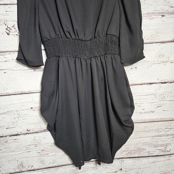 ASOS Black Ruched Dress - Picture 10 of 13